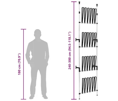 Teleskoopne Kingariiul Torudega, Alumiinium