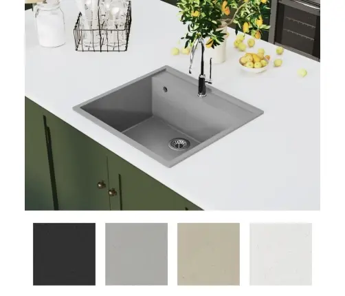 Köögivalamu Ülevooluavaga, Hall, Graniit