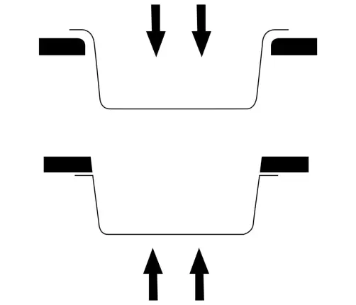 Virtuvės Plautuvė Su Anga Nuo Persipildymo, Balta, Granitas