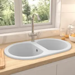 Virtuves Izlietne Balts 78 X 47 X 20.5 Cm Granīts Vidaxl Virtuves Izlietne Balts 78 X 47 X 20.5 Cm Granīts Vidaxl
