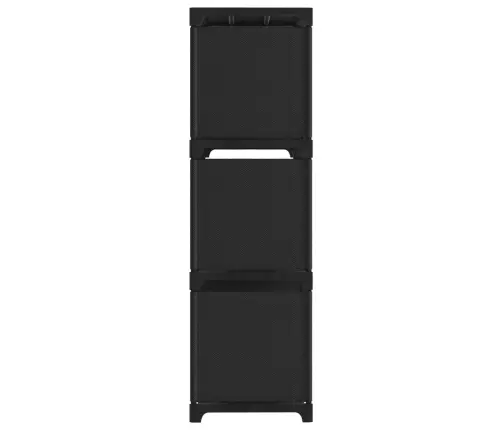 Plaukts, 9 Kubveida Nodalījumi, 103X30X107,5 Cm, Melns, Audums Vidaxl