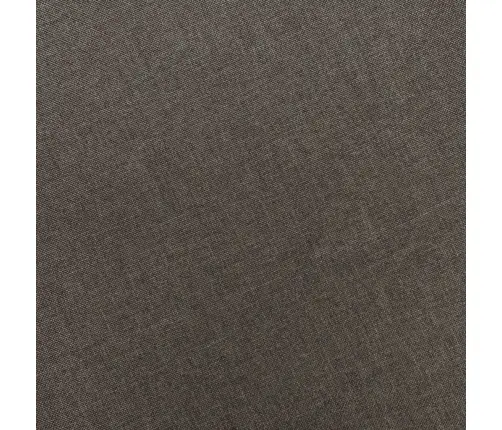 Atpūtas Krēsls Ar Kāju Soliņu, Pelēkbrūns Audums Vidaxl