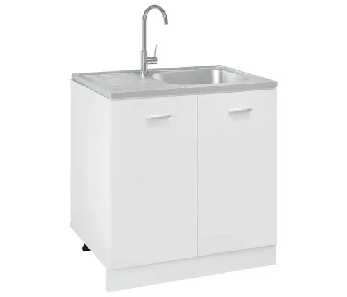 Valamu Äravoolukomplekt, Hõbe, 800X600X155 Mm, Roostevaba Teras