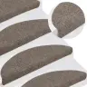 Isekleepuvad Trepimatid, 15 Tk, 56 X 17 X 3 cm Beežid, Poolringikujulised