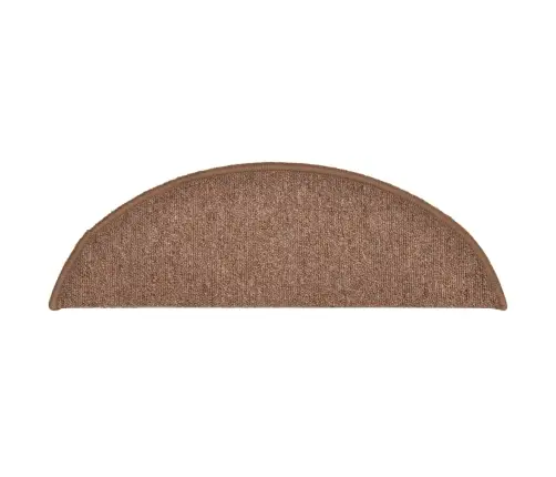 Kāpņu Paklāji, 15 Gab., 56X17X3 Cm, Brūni Vidaxl