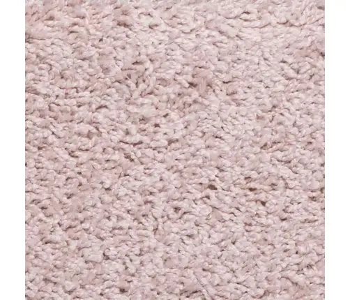 Kāpņu Paklājiņi, 15 Gab., 56X17X3 Cm, Gaiši Rozā, Pusapaļi Vidaxl