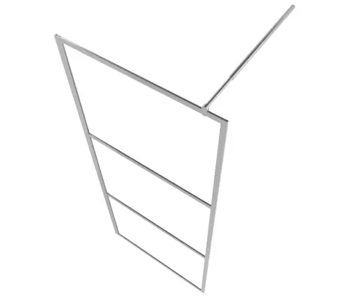 Dušo Sienelė Su Visiškai Matiniu Esg Stiklu, 100X195Cm