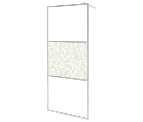 Dušas Siena, Esg Stikls Ar Akmeņu Dizainu, 80X195 Cm Vidaxl