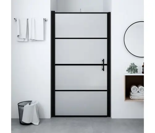 Dušinurga Uks, Karastatud Mattklaas, 100 X 178 cm Must