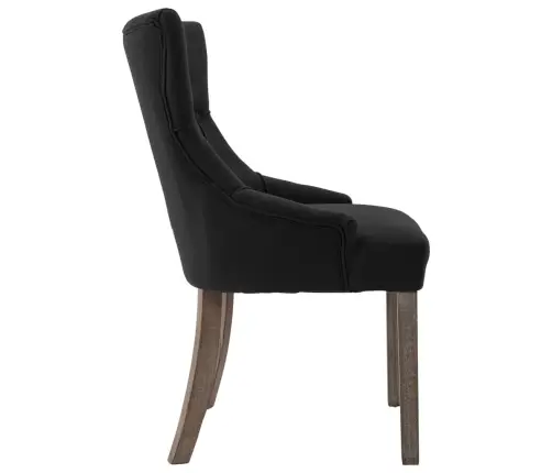 Söögitoolid 2 Tk, Must, Kangas