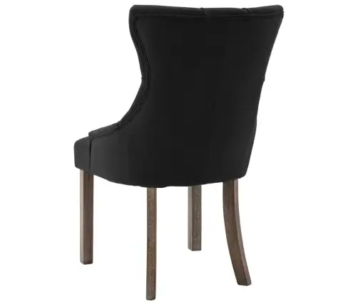 Söögitoolid 2 Tk, Must, Kangas