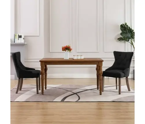 Söögitoolid 2 Tk, Must, Kangas