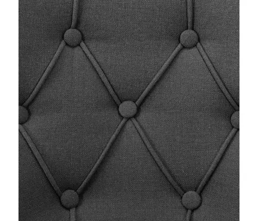 Virtuves Krēsli, 2 Gab., Pelēks Audums Vidaxl