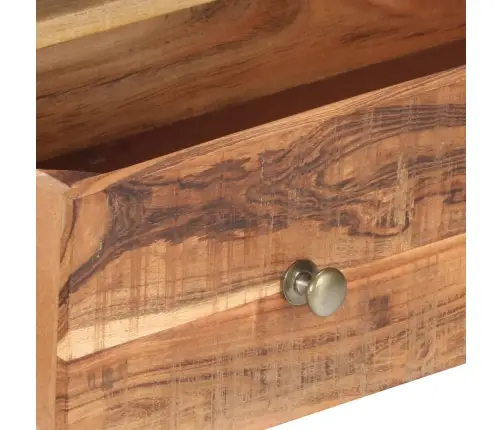 Tv Skapītis, 120X30X50 Cm, Neapstrādāts Akācijas Koks Vidaxl