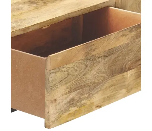 Konsolinis Staliukas, 100X35X76cm Mango Medienos Masyvas