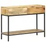Konsolinis Staliukas, 100X35X76cm Mango Medienos Masyvas