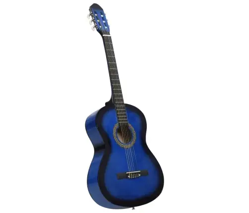 Klasiskā Ģitāra Iesācējiem Ar Somu, Zila, 4/4, 39
