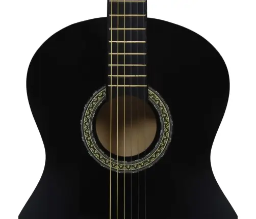 Klasiskā Ģitāra Iesācējiem Ar Somu, Melna, 4/4, 39