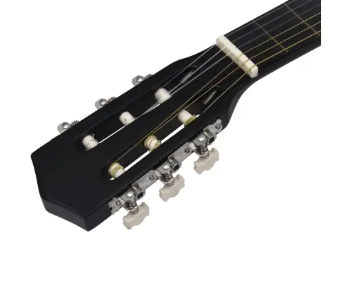 Klassikaline Kitarr Algajatele Ja Lastele Kotiga, Must 1/2 34"