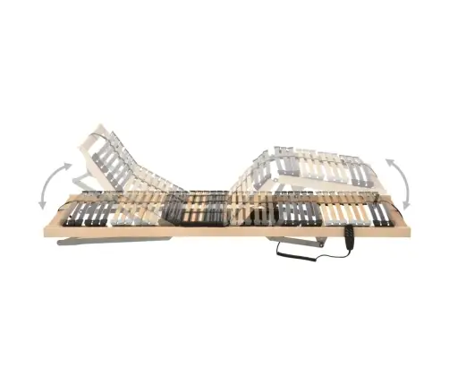 Elektrinės Grotelės Lovai Su 42 Lentjuostėmis, 100X200Cm