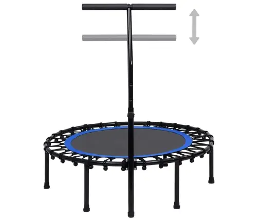 Fitnesa Batuts Ar Rokturi, 102 Cm Vidaxl