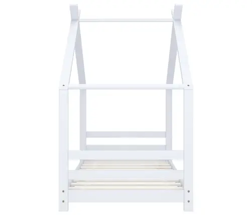 Vaikiškos Lovos Rėmas, Baltas, 80X160cm Pušies Masyvas