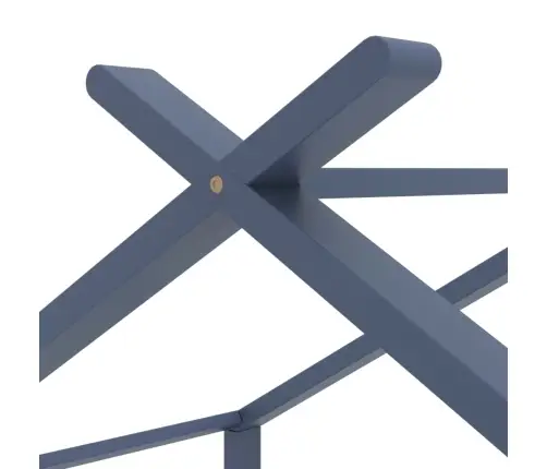 Bērnu Gultas Rāmis, Pelēks, Priedes Masīvkoks, 70X140 Cm Vidaxl