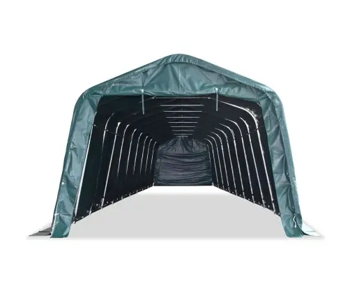 Nuimama Palapinė Gyvuliams, Žalia, 3,3X16M, Pvc, 550G/M²