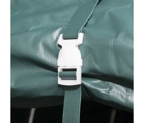 Nuimama Palapinė Gyvuliams, Žalia, 3,3X16M, Pvc, 550G/M²