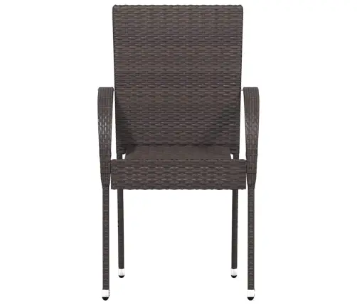 Dārza Krēsli, 4 Gab., Pe Rotangpalma, Brūni Vidaxl