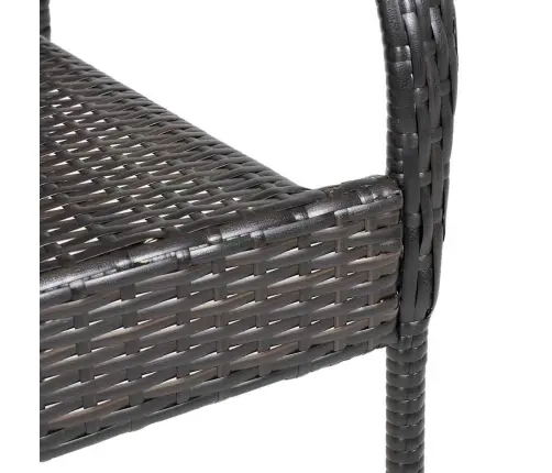 Dārza Krēsli, 4 Gab., Pe Rotangpalma, Brūni Vidaxl