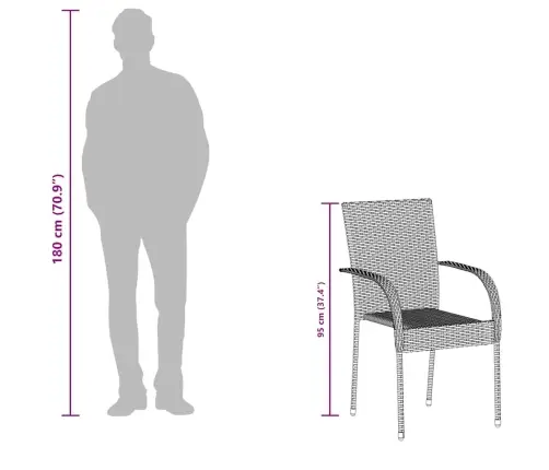 Virnastatavad Aiatoolid, 4 Tk, Hall, Polürotang