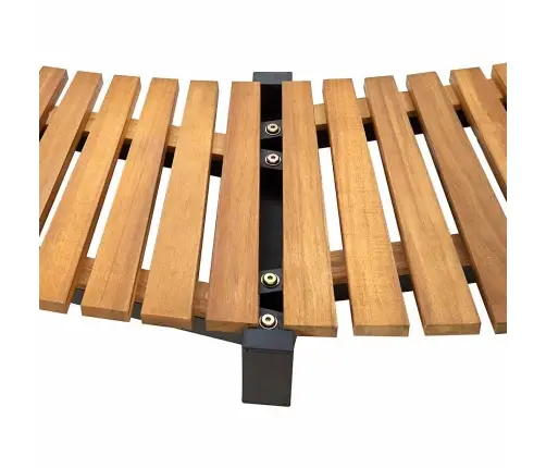 Burbuļvannas Aizsargloks, 273X53 Cm, Akācijas Masīvkoks Vidaxl