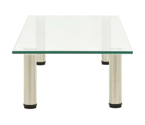 Tv Galdiņš, 80X35X17 Cm, Rūdīts Stikls, Caurspīdīgs Vidaxl Tv Galdiņš, 80X35X17 Cm, Rūdīts Stikls, Caurspīdīgs Vidaxl