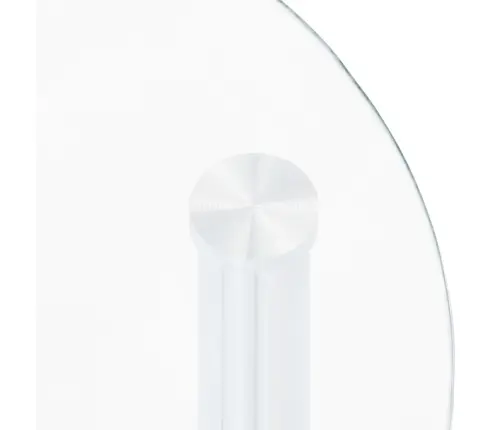 2 Līmeņu Galdiņš, 38X38X50Cm, Caurspīdīgs, Melns, Rūdīts Stikls Vidaxl