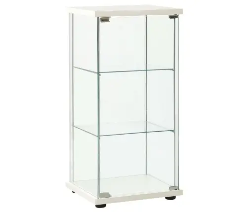 Skapītis, Rūdīts Stikls, Balts Vidaxl