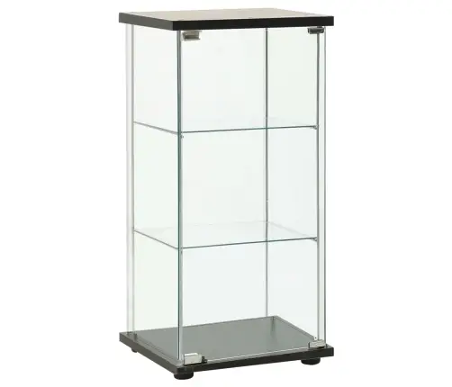 Skapītis, Rūdīts Stikls, Melns Vidaxl