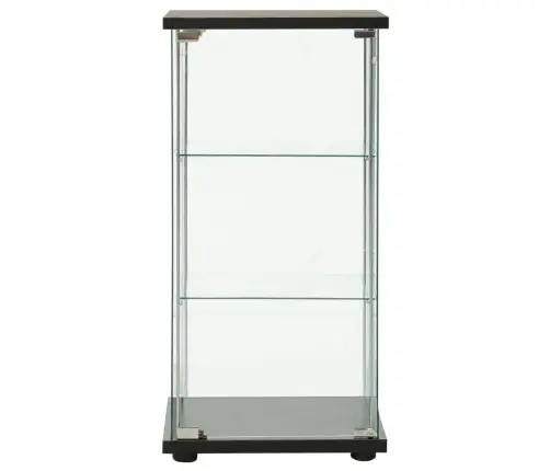 Skapītis, Rūdīts Stikls, Melns Vidaxl