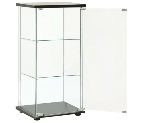 Skapītis, Rūdīts Stikls, Melns Vidaxl