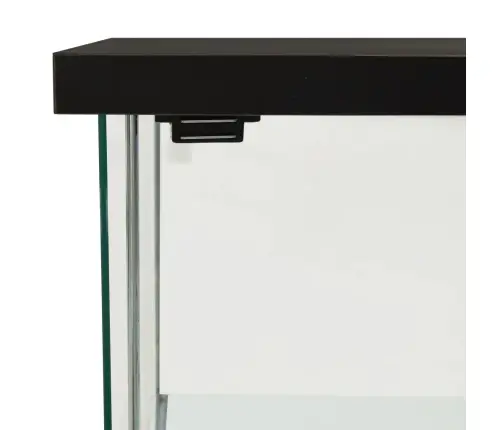 Skapītis, Rūdīts Stikls, Melns Vidaxl