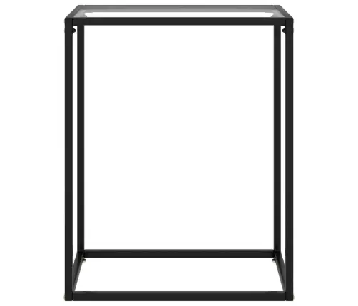 Konsoles Galdiņš, 60X35X75 Cm, Rūdīts Stikls, Caurspīdīgs Vidaxl Konsoles Galdiņš, 60X35X75 Cm, Rūdīts Stikls, Caurspīdīgs Vidaxl