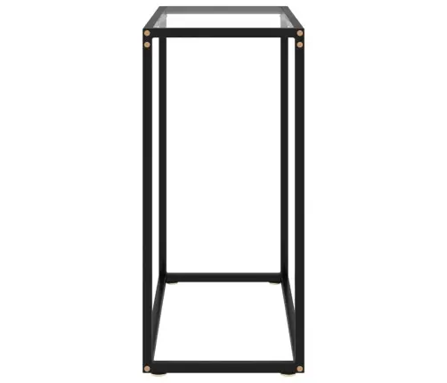 Konsoles Galdiņš, 60X35X75 Cm, Rūdīts Stikls, Caurspīdīgs Vidaxl Konsoles Galdiņš, 60X35X75 Cm, Rūdīts Stikls, Caurspīdīgs Vidaxl