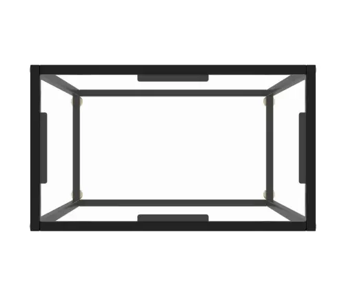 Konsoles Galdiņš, 60X35X75 Cm, Rūdīts Stikls, Caurspīdīgs Vidaxl Konsoles Galdiņš, 60X35X75 Cm, Rūdīts Stikls, Caurspīdīgs Vidaxl