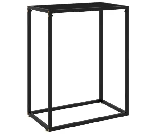 Konsoles Galdiņš, Melns, 60X35X75 Cm, Rūdīts Stikls Vidaxl Konsoles Galdiņš, Melns, 60X35X75 Cm, Rūdīts Stikls Vidaxl