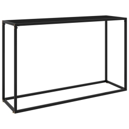 Konsoles Galdiņš, Melns, 120X35X75 Cm, Rūdīts Stikls Vidaxl
