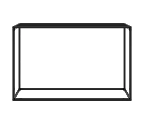Konsoles Galdiņš, Melns, 120X35X75 Cm, Rūdīts Stikls Vidaxl