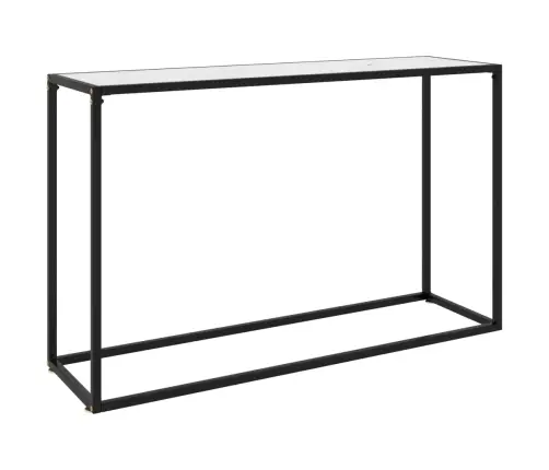 Konsoollaud, Valge, 120 X 35 X 75 cm Karastatud Klaas