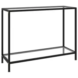 Konsoollaud, Läbipaistev, 100 X 35 X 75 cm Karastatud Klaas