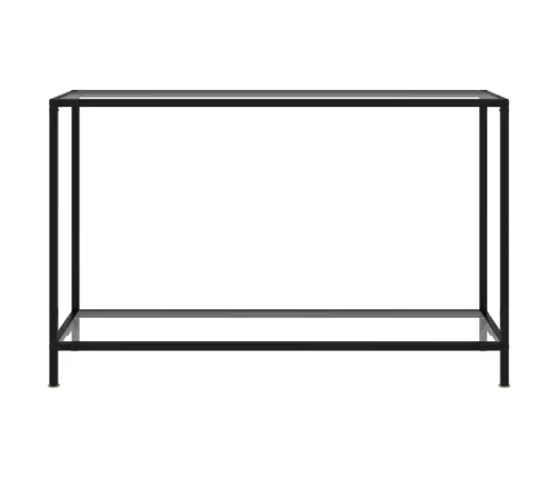 Konsolinis Staliukas, Skaidrus, 120X35X75cm Grūdintas Stiklas