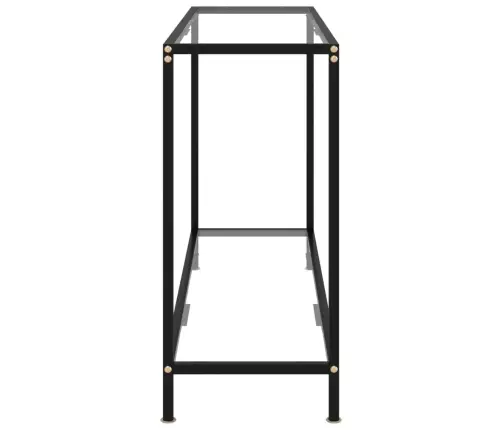 Konsolinis Staliukas, Skaidrus, 120X35X75cm Grūdintas Stiklas